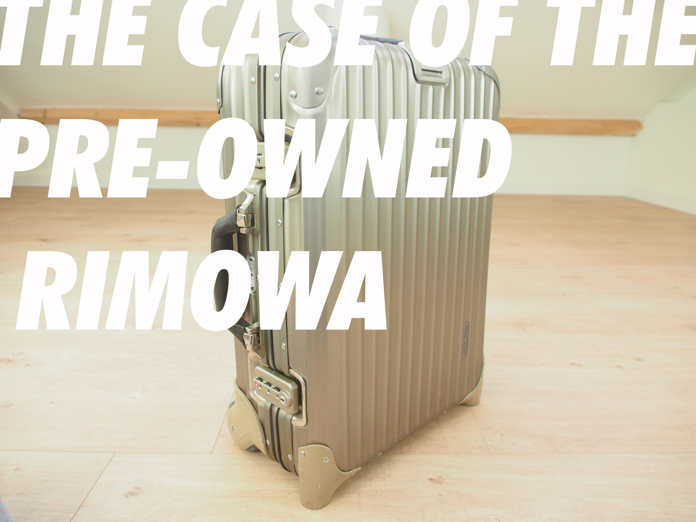 used rimowa suitcase