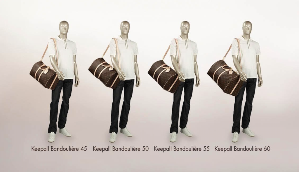 TOUR - Louis Vuitton Keepall 45, 50, 55 & 60 Size Comparison 