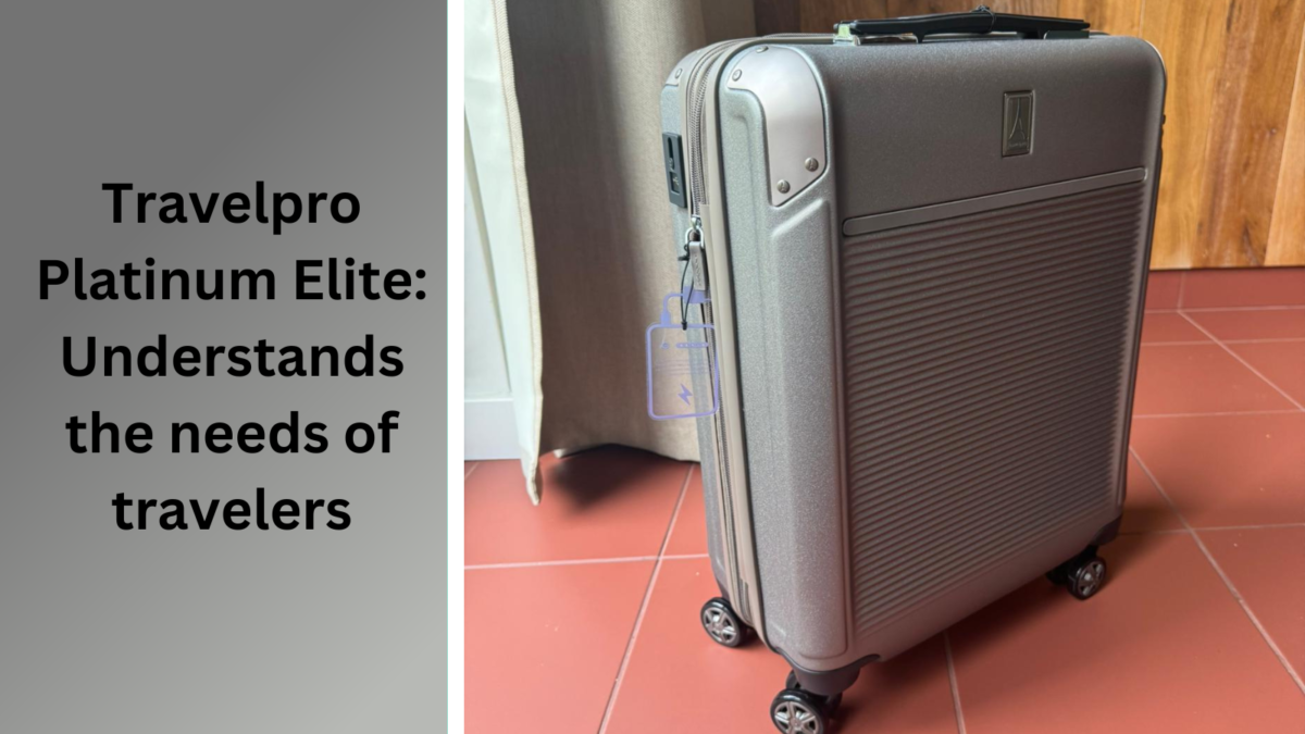 Travelpro Platinum® Elite Compact Carry-On Expandable Hardside Spinner: The Savvy Traveler’s Companion